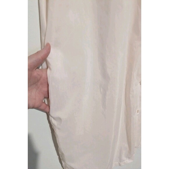 Vintage Barbizon Robe Pink Floral Lace Dressing Gown Granny Chic Cottagecore S/M - Picture 5 of 5